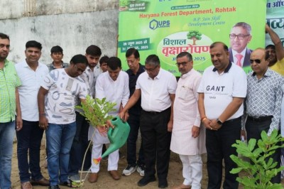 Attended Tree Plantation program at Devraj Farmhouse, organized by Rotary Club of Rohtak Sapphire for sustainability.